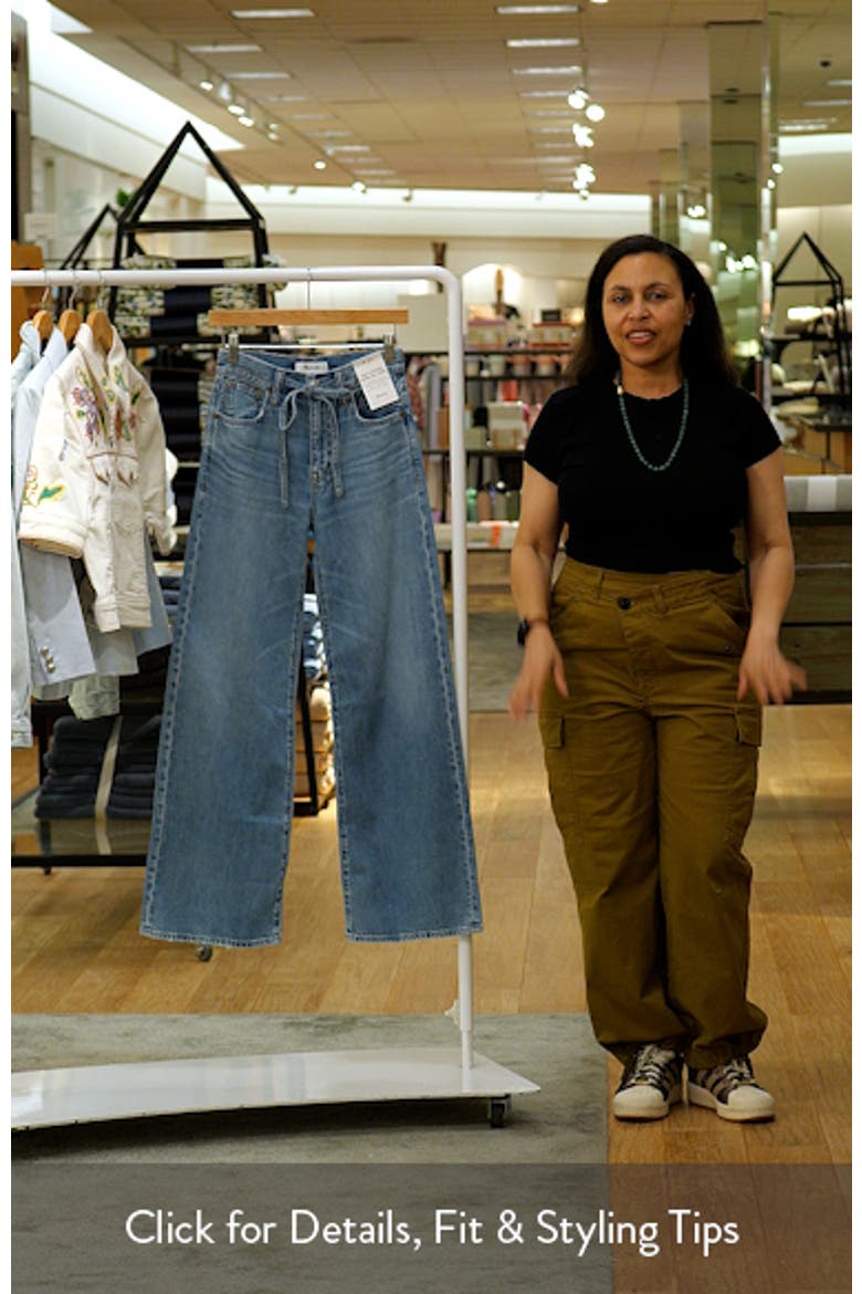The Ultimate Wide Leg Drawstring Airy Denim Jeans video