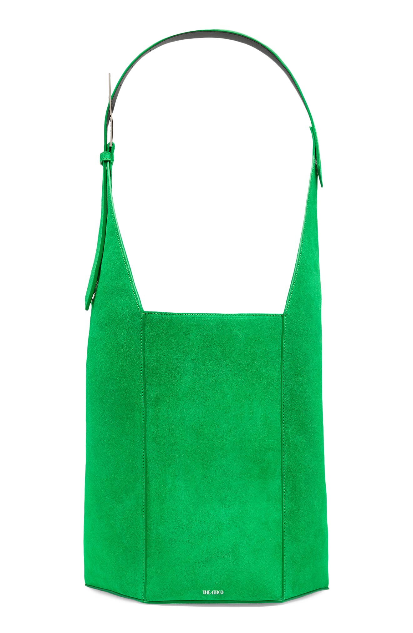 The Attico 12PM Leather Tote, Main, color, 