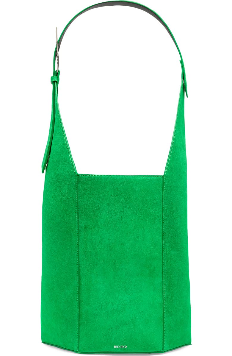 The Attico 12PM Leather Tote, Main, color,