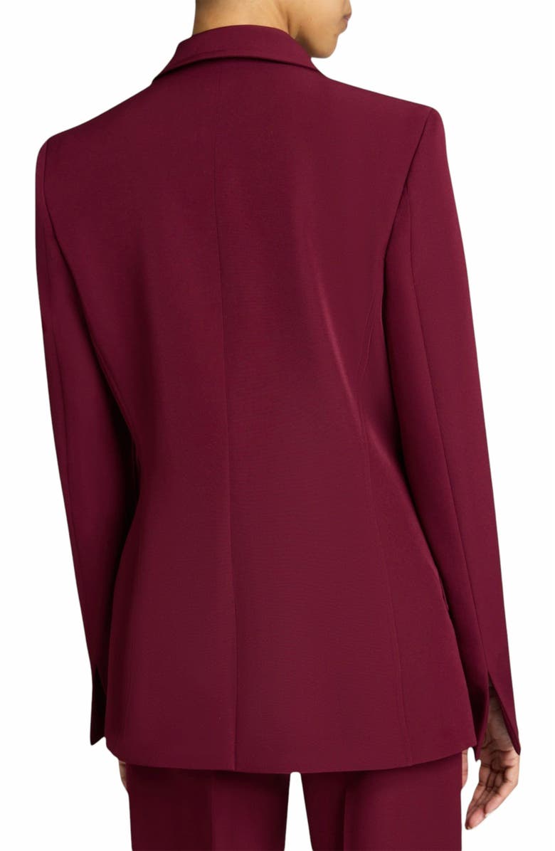 Santorelli JESS Single Button Peak Lapel Jacket with Seam Detail in Soft Stretch Crepe, Alternate, color,