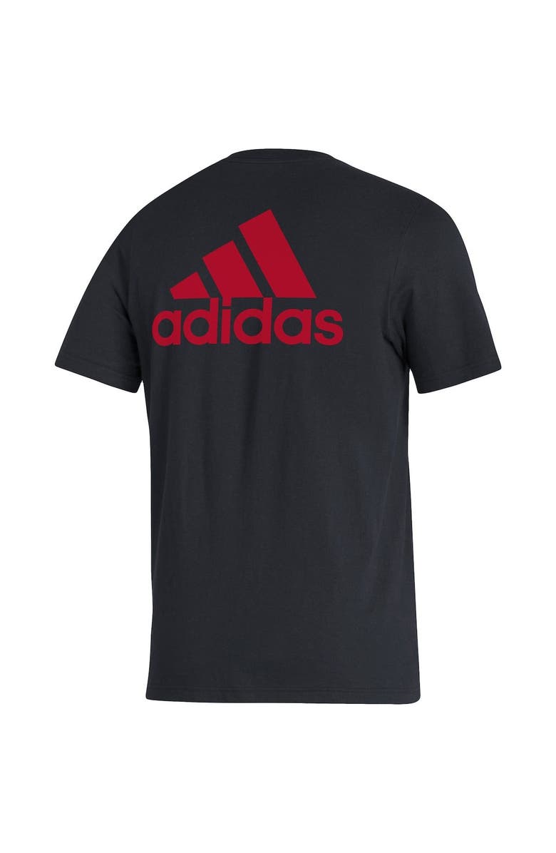 adidas Men's adidas Black Manchester United Three-Stripe T-Shirt, Alternate, color,