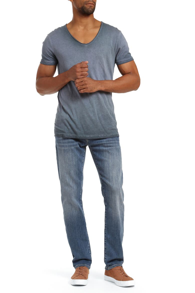 Marcus Slim Straight Leg Pants, Alternate, color, LIGHT USED BRUSHED TUCS
