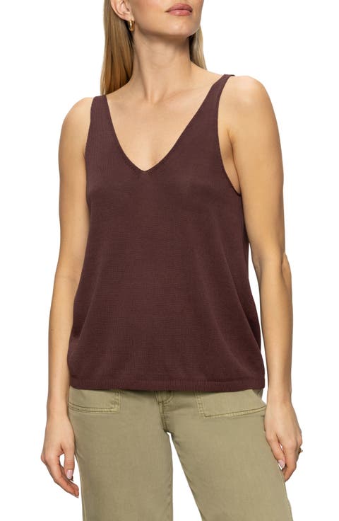V-Neck Knit Tank