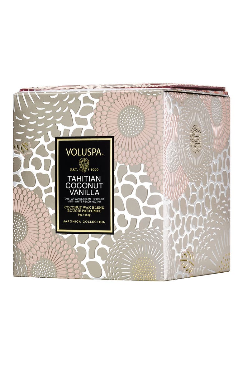Tahitian Coconut Vanilla Classic Candle, Alternate, color, TAHITIAN COCONUT VANILLA