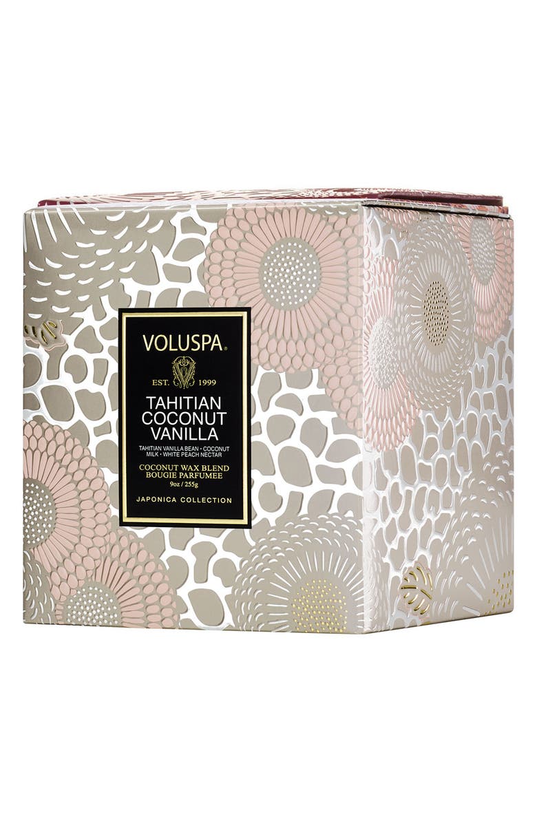 Voluspa Tahitian Coconut Vanilla Classic Candle, Alternate, color, Tahitian Coconut Vanilla