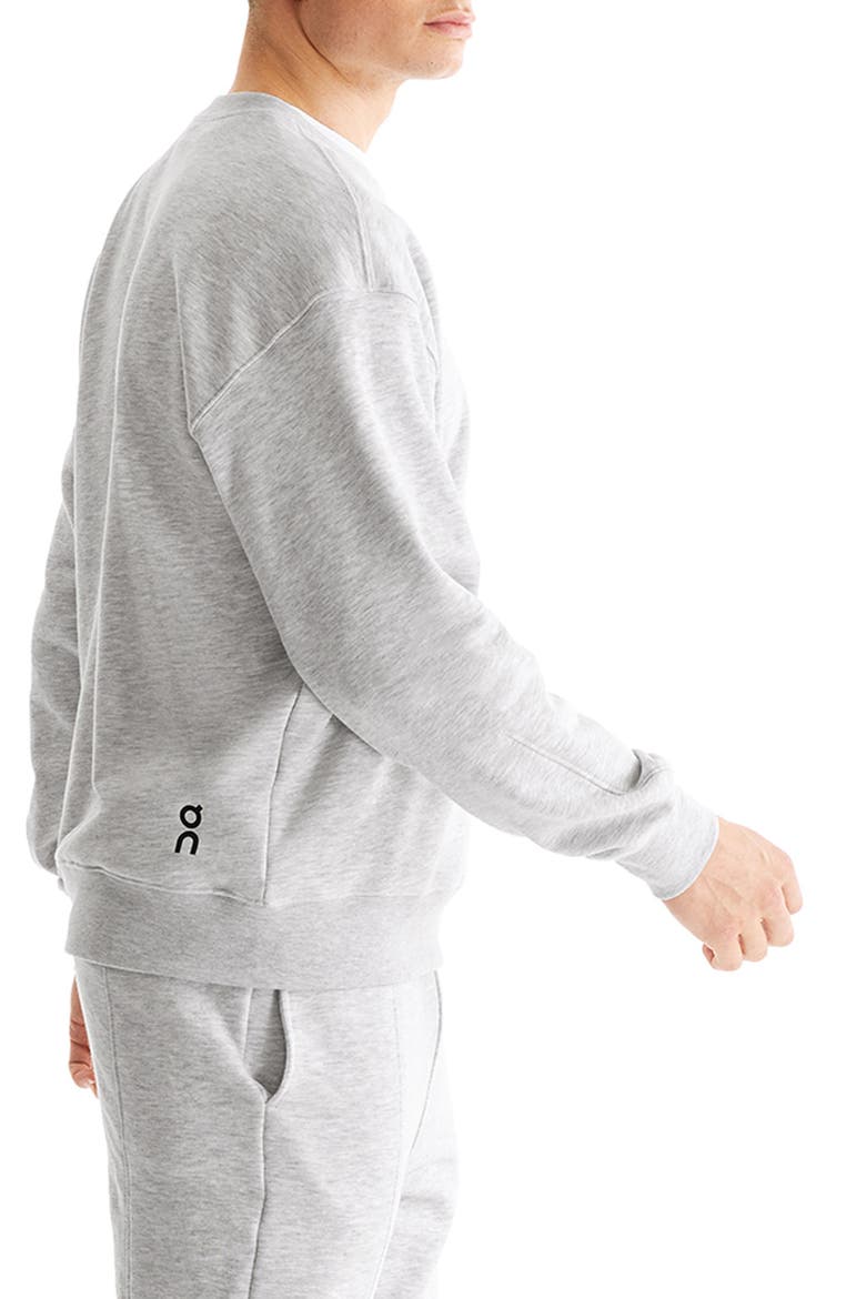 Club Crewneck Cotton Blend Sweatshirt, Alternate, color, CRATER
