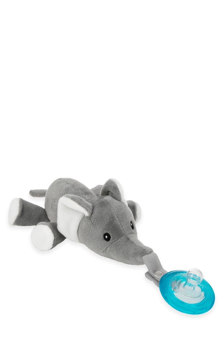 NUBY Snuggleez Elephant Pacifier, Main, color,