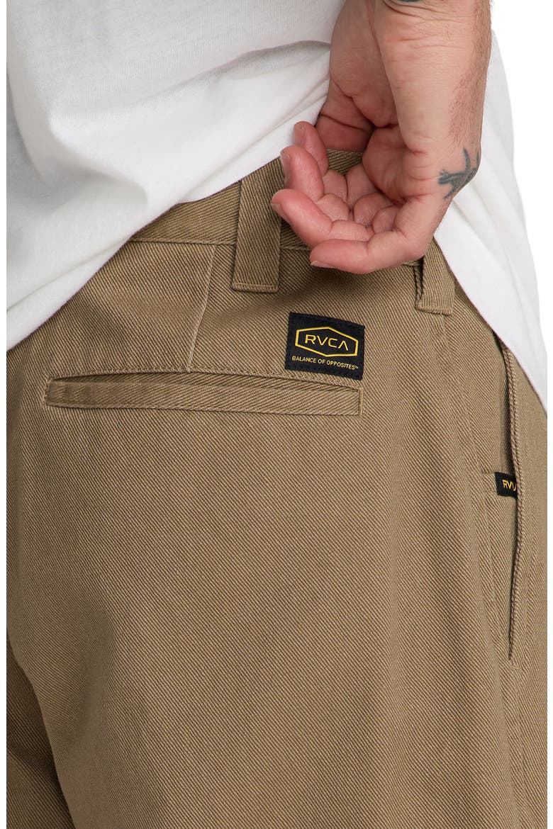 Americana 2 Flat Front Cotton Twill Chinos, Alternate, color, COYOTE