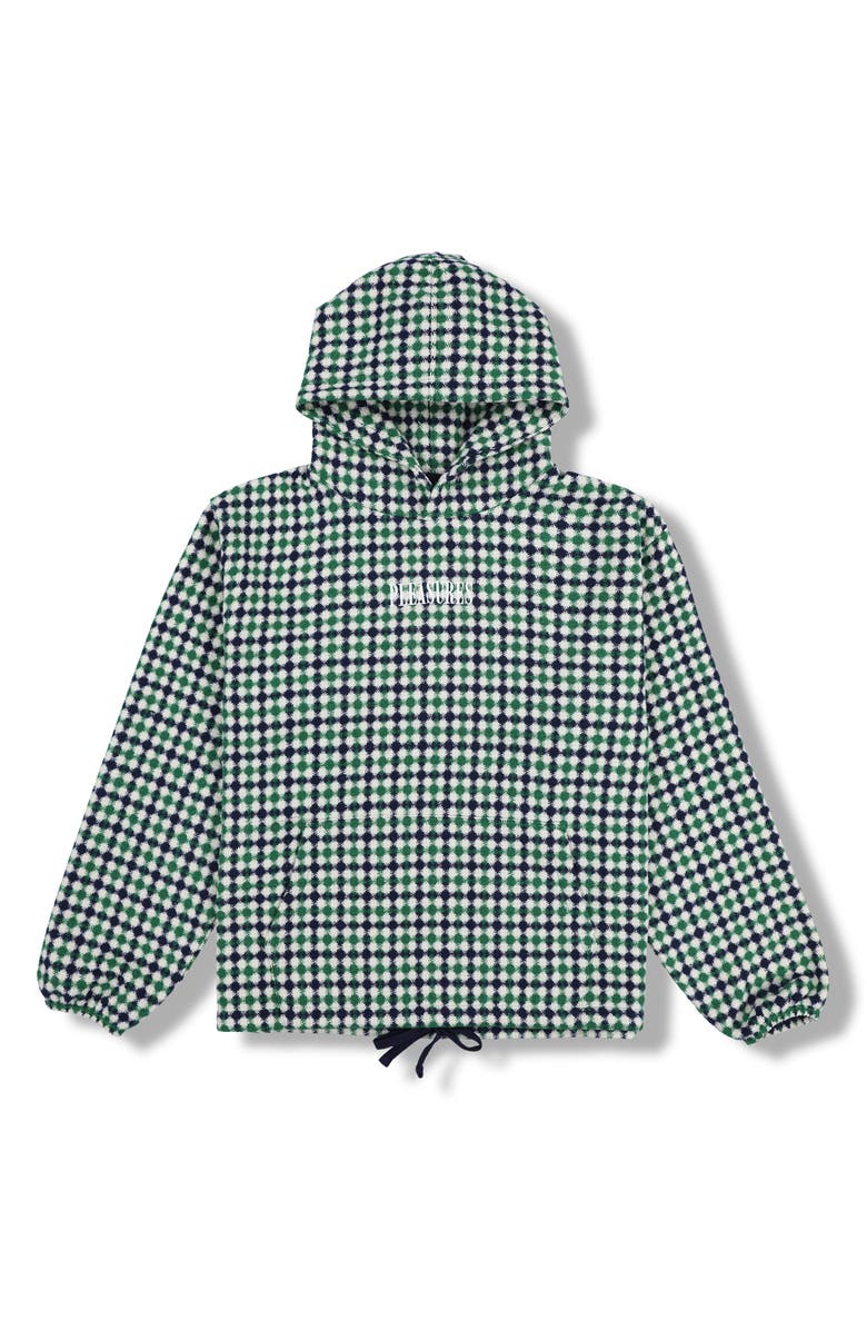 PLEASURES Misquote Oversize Hoodie, Alternate, color, Navy