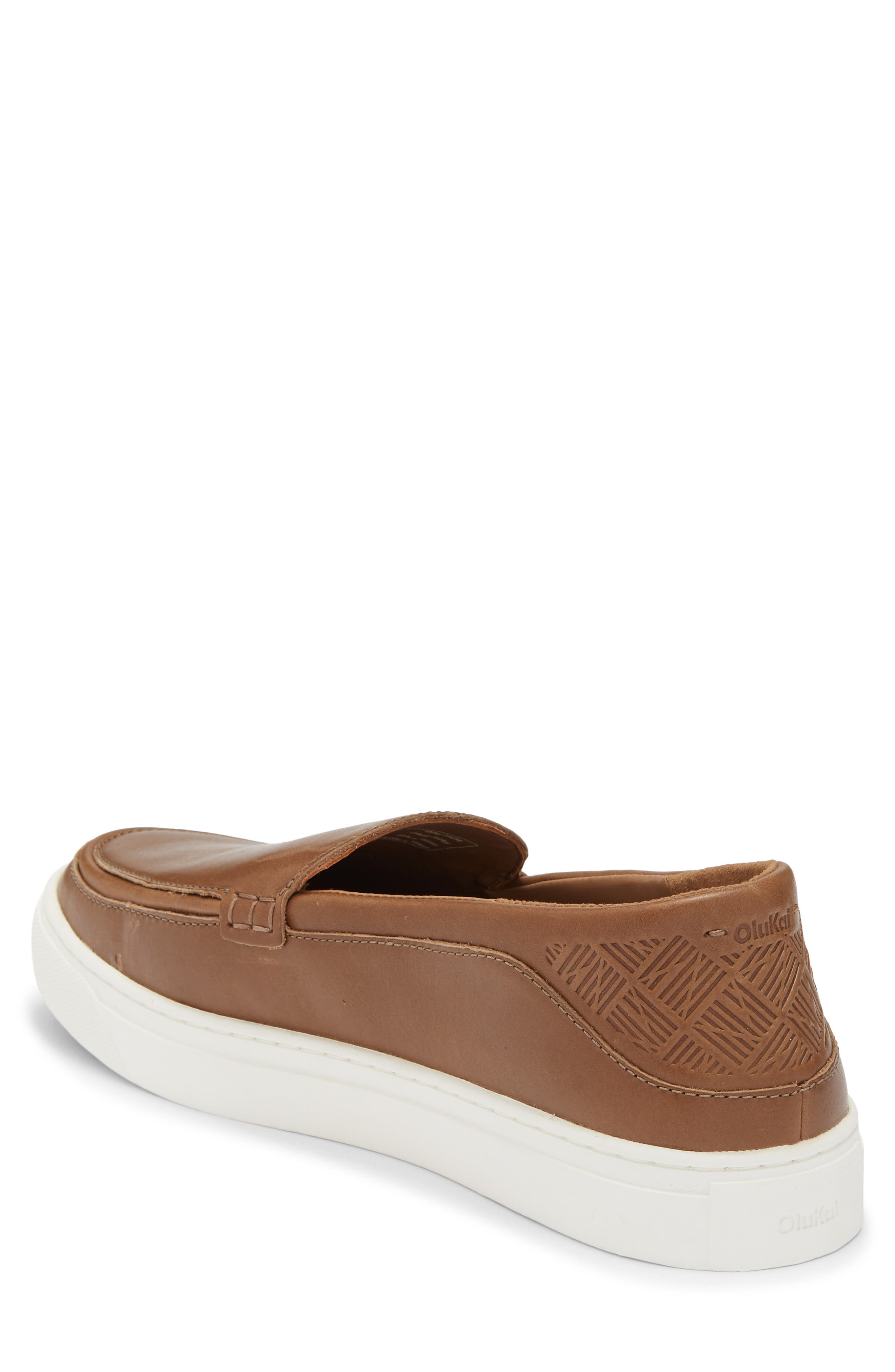 Kou Leather Slip-On, Alternate, color, WALNUT/ WALNUT