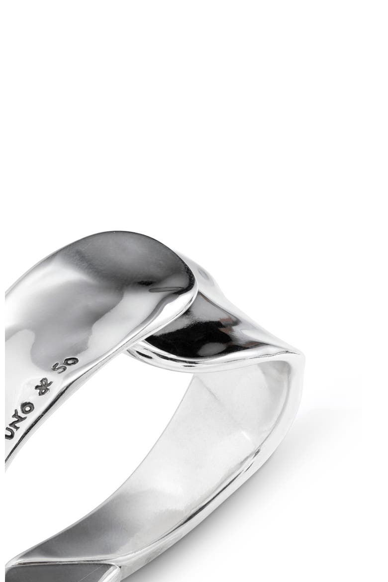 Wave Cuff, Alternate, color, Silver