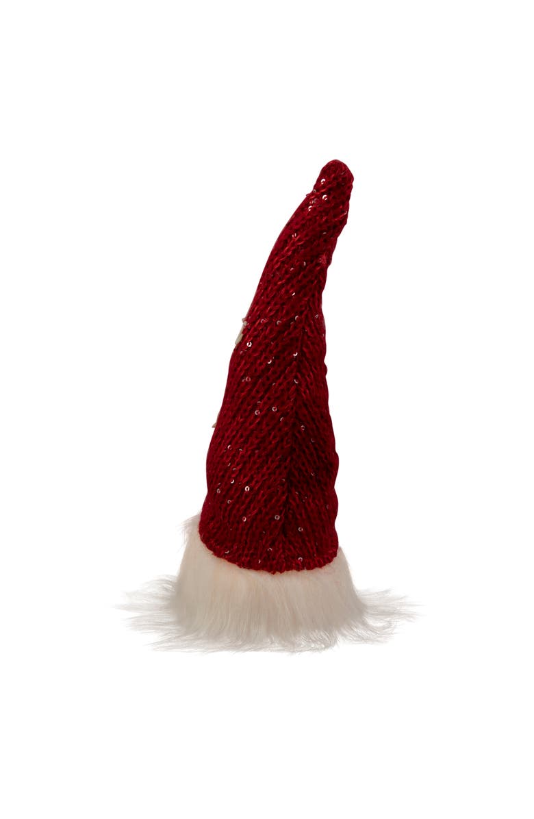 Northlight LED Lighted "Kiss Me" Hat Valentine's Day Gnome - 11.5", Alternate, color, Red