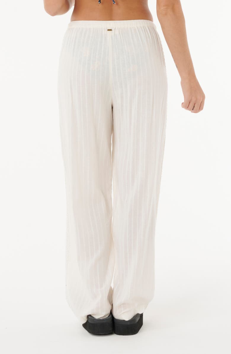 Rip Curl Pacific Rider Cotton Cover-Up Pants, Alternate, color, Bone