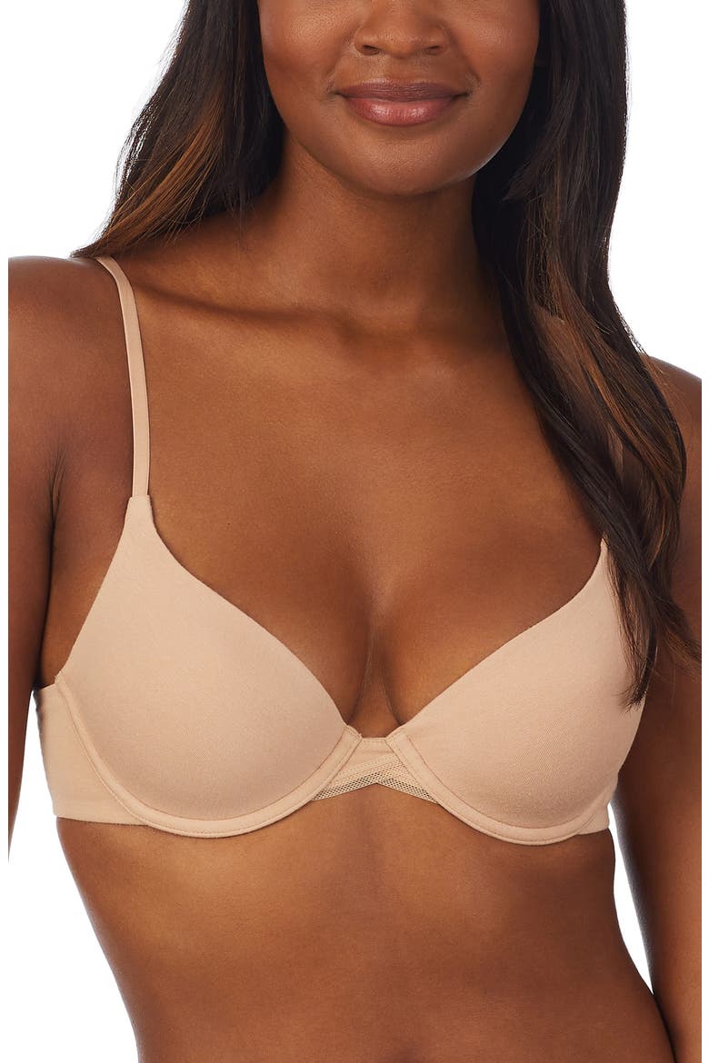 Cabana Cotton Blend Convertible Underwire Bra, Main, color, CHAMPAGNE
