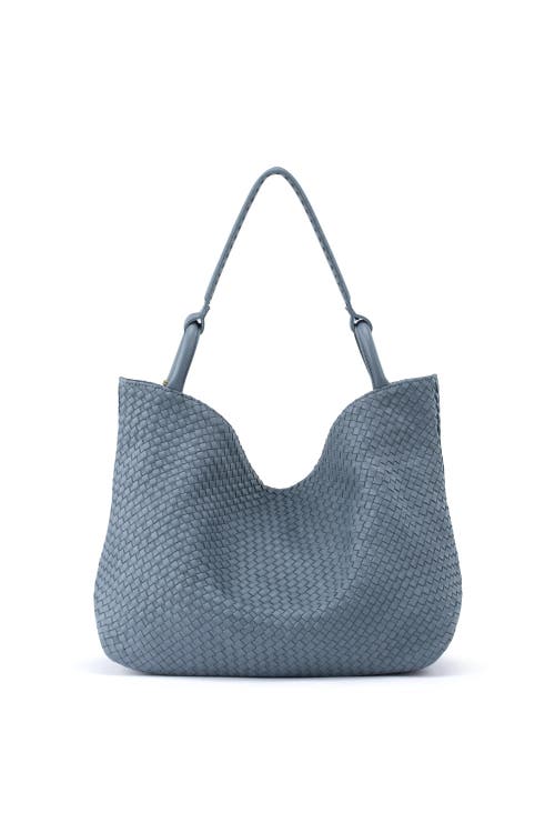 The Sak Los Feliz Large Tote Leather Bag In Blue