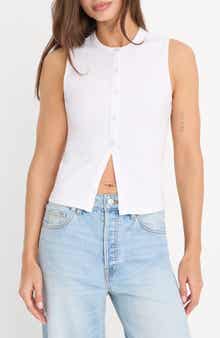 The Rib Splay Sleeveless Top