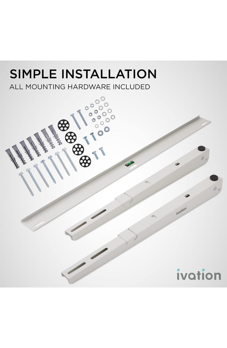 Ivation Outdoor Split Air Conditioner Bracket, Heavy-Duty Wall Mount Universal AC Support Bracket, Alternate, color, 