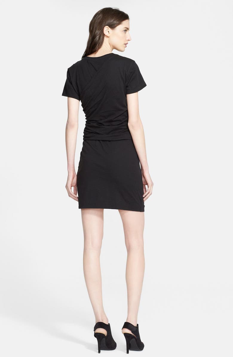 Theory 'Tucky' Pima Cotton T-Shirt Dress, Alternate, color, 