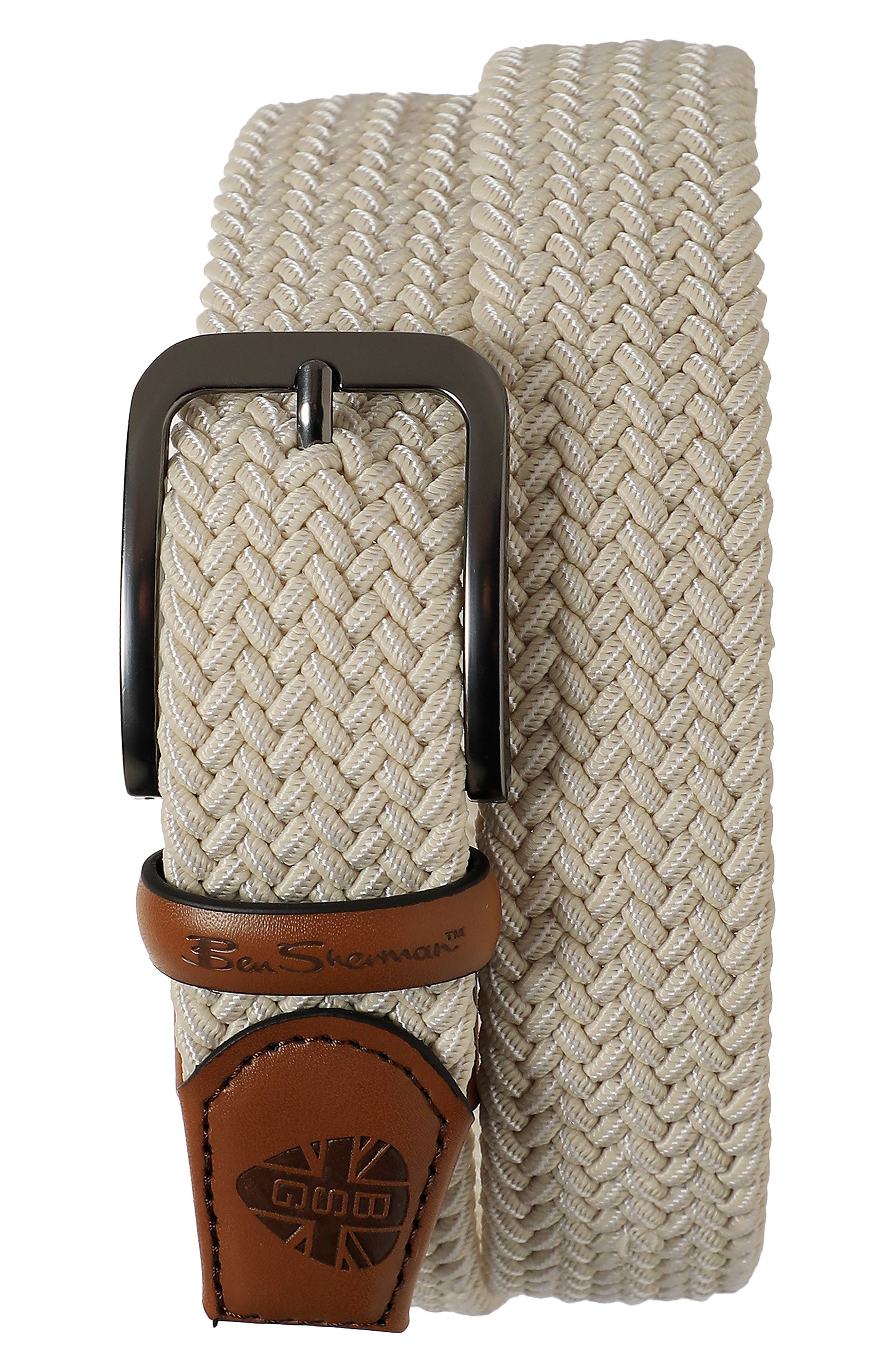 Golf Braided Leather Belt