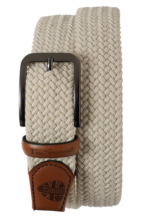 Golf Braided Leather Belt