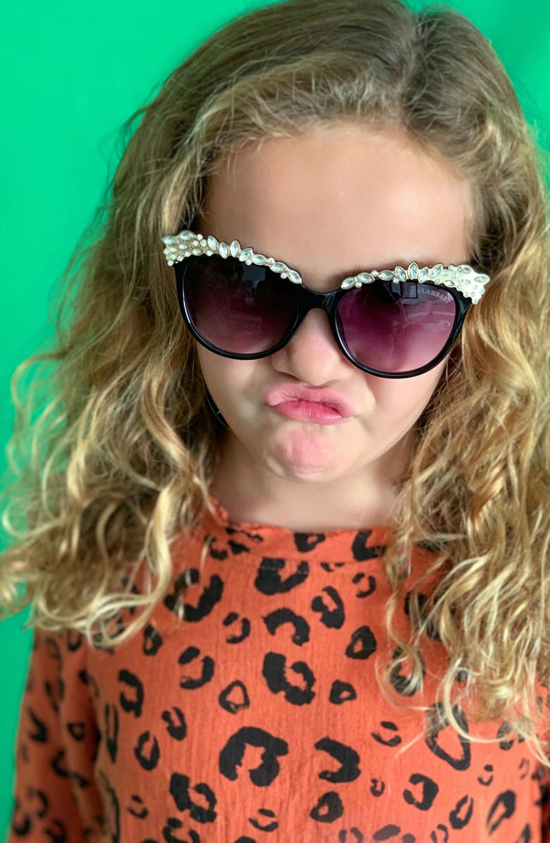 GlamBaby Valentina Cat Eye Sunglasses, Alternate, color, 