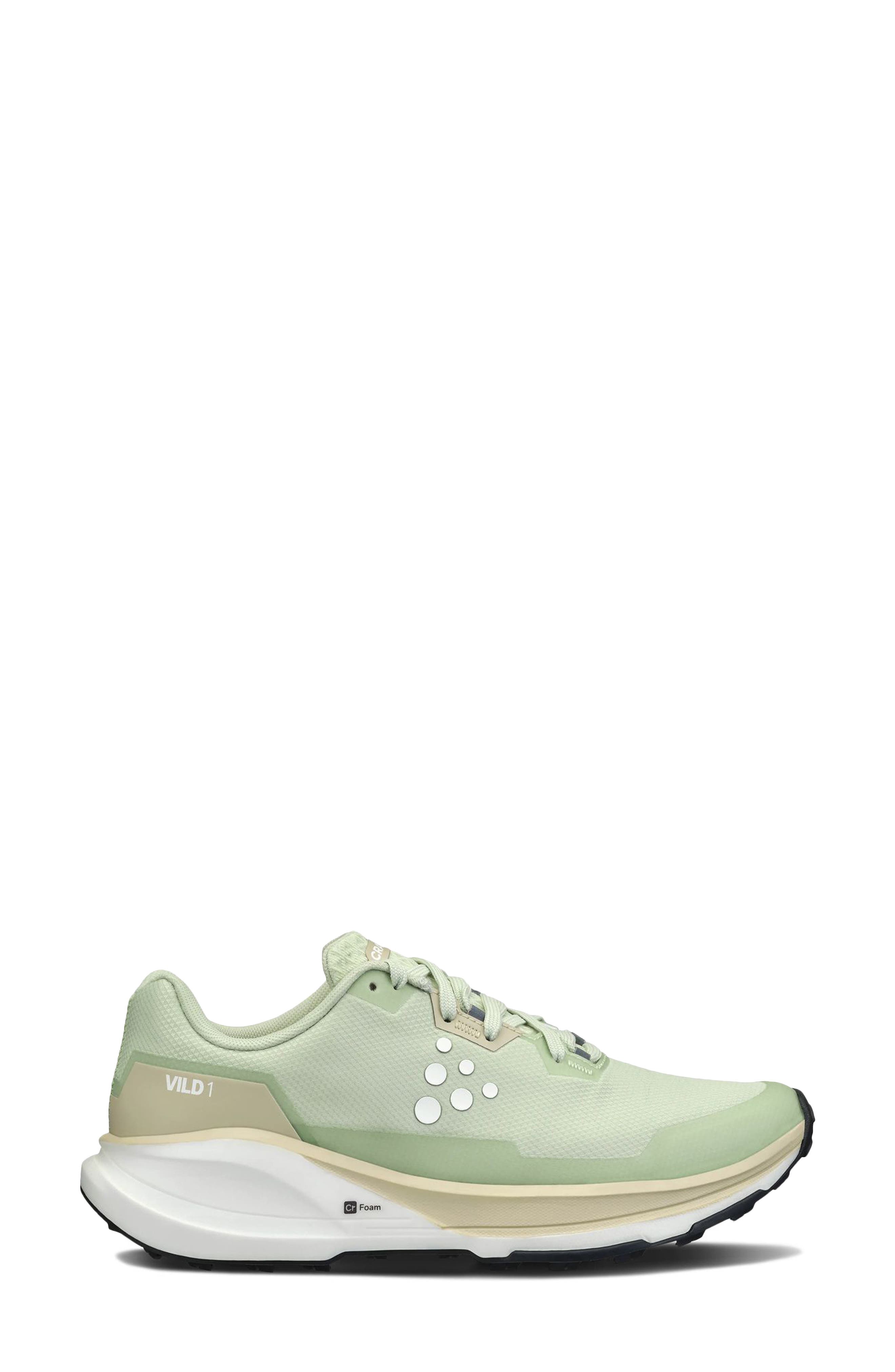 Vild 1 Trail Running Shoe, Alternate, color, PALE LEAF