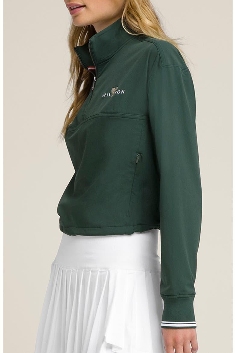 Davenport Quarter Zip Sweatshirt, Alternate, color, SYCAMORE
