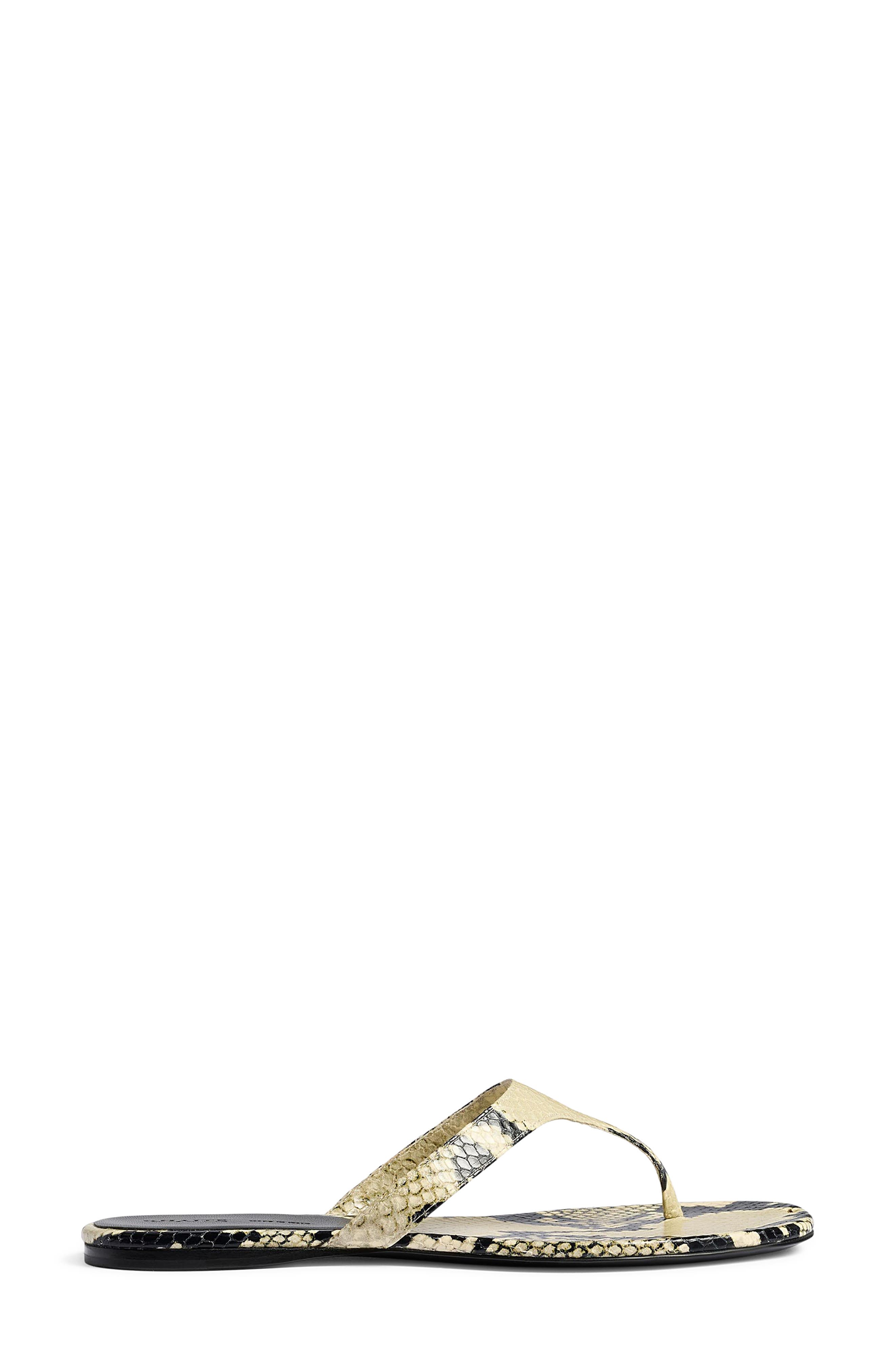 Khaite Archer Flip Flop, Alternate, color, Natural