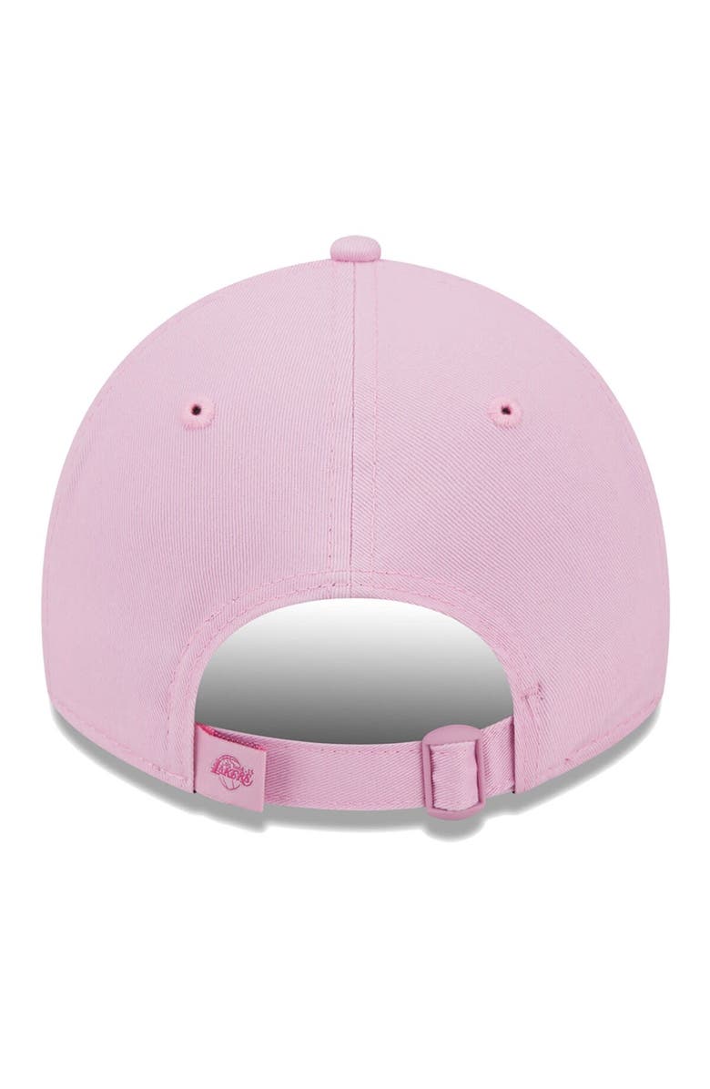 New Era Women's New Era Pink Los Angeles Lakers Colorpack Tonal 9TWENTY Adjustable Hat, Alternate, color, 