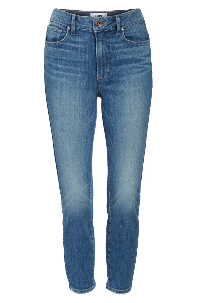 PAIGE Hoxton High Waist Crop Ultra Skinny Jeans, Alternate, color, Evelina