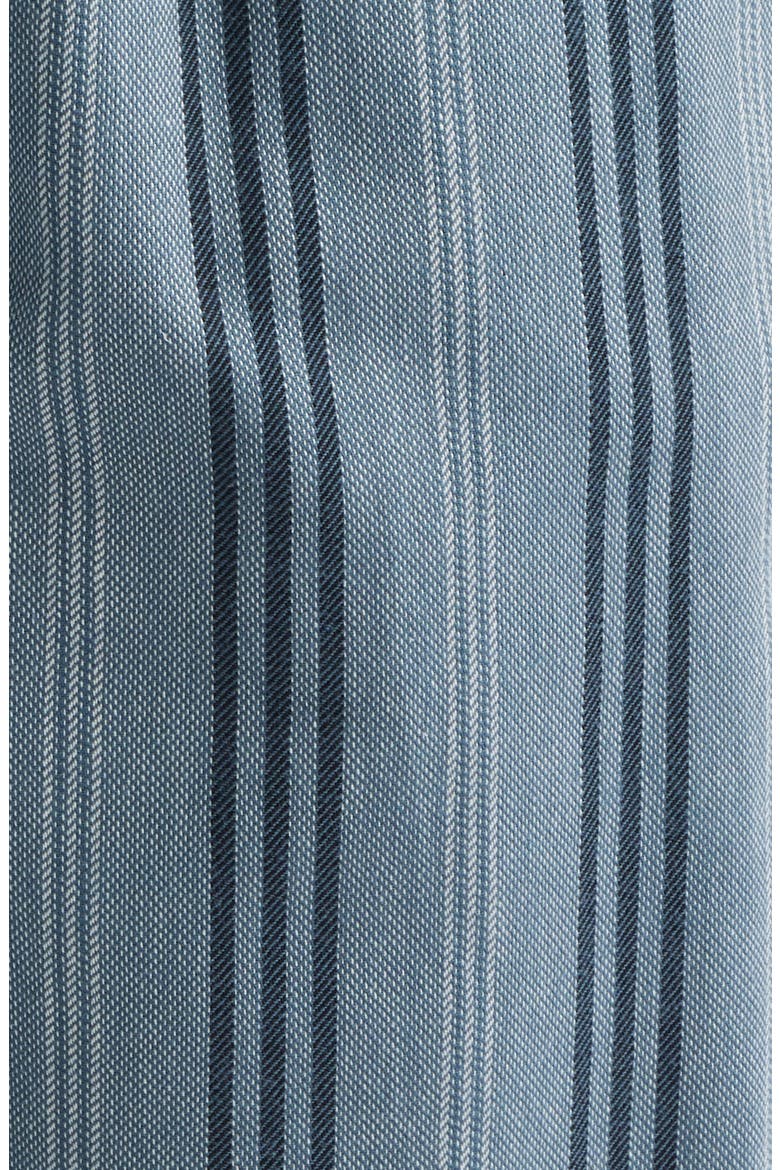 Saltwater Stripe Woven Cotton Lounge Pants, Alternate, color, DENIM STRIPE