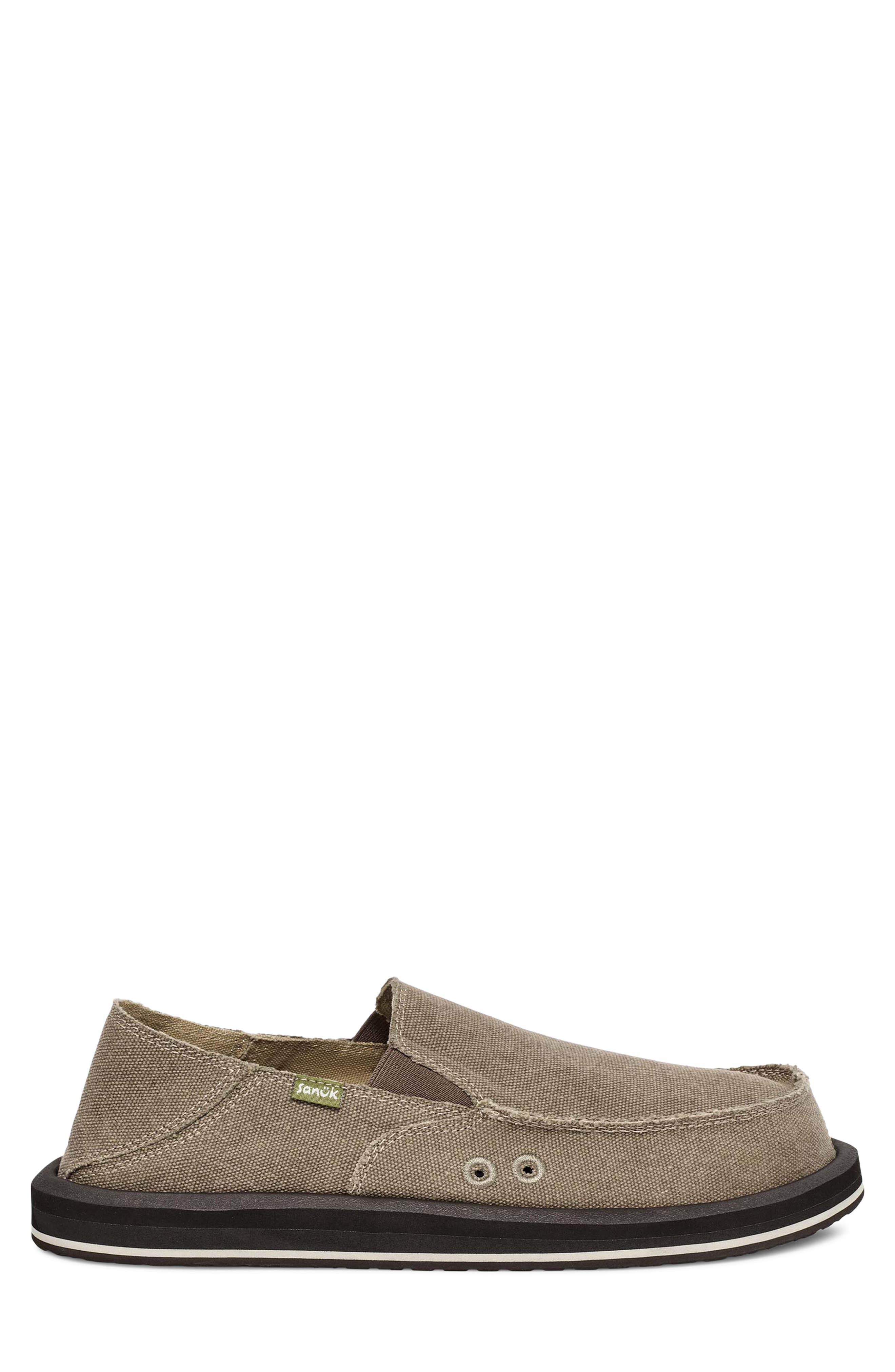 Donny Canvas Slip-On, Alternate, color, BROWN