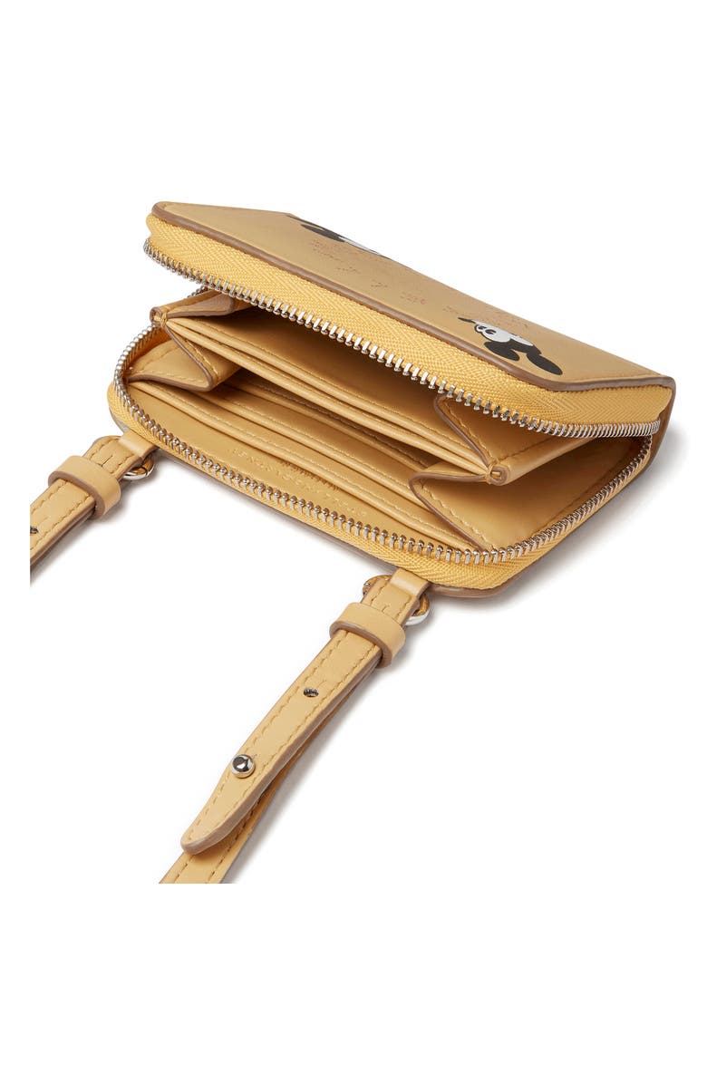 Stella McCartney x Disney Fantasia Faux Leather Card Holder on a Strap, Alternate, color,