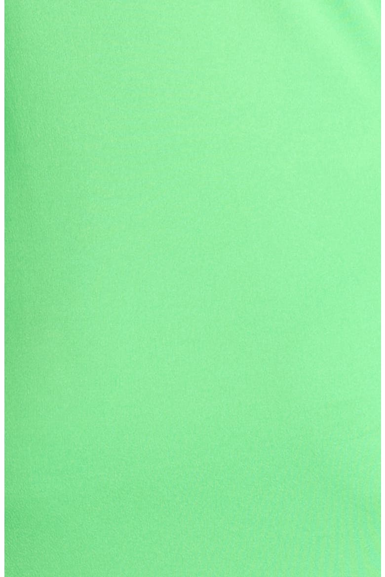 Slash Cutout Long Sleeve Fluid Jersey Gown, Alternate, color, GREEN CLOVER