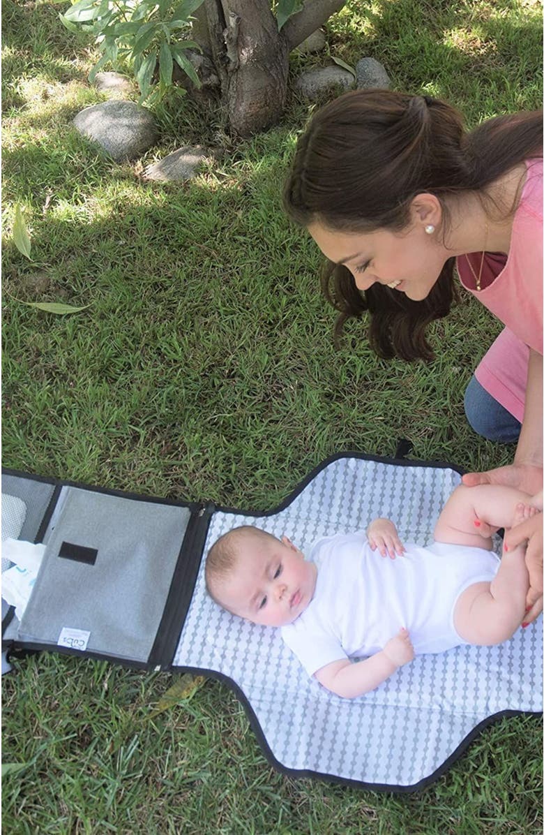 Comfy Cubs Portable Large Changing Pad, Alternate, color, Solid Grey