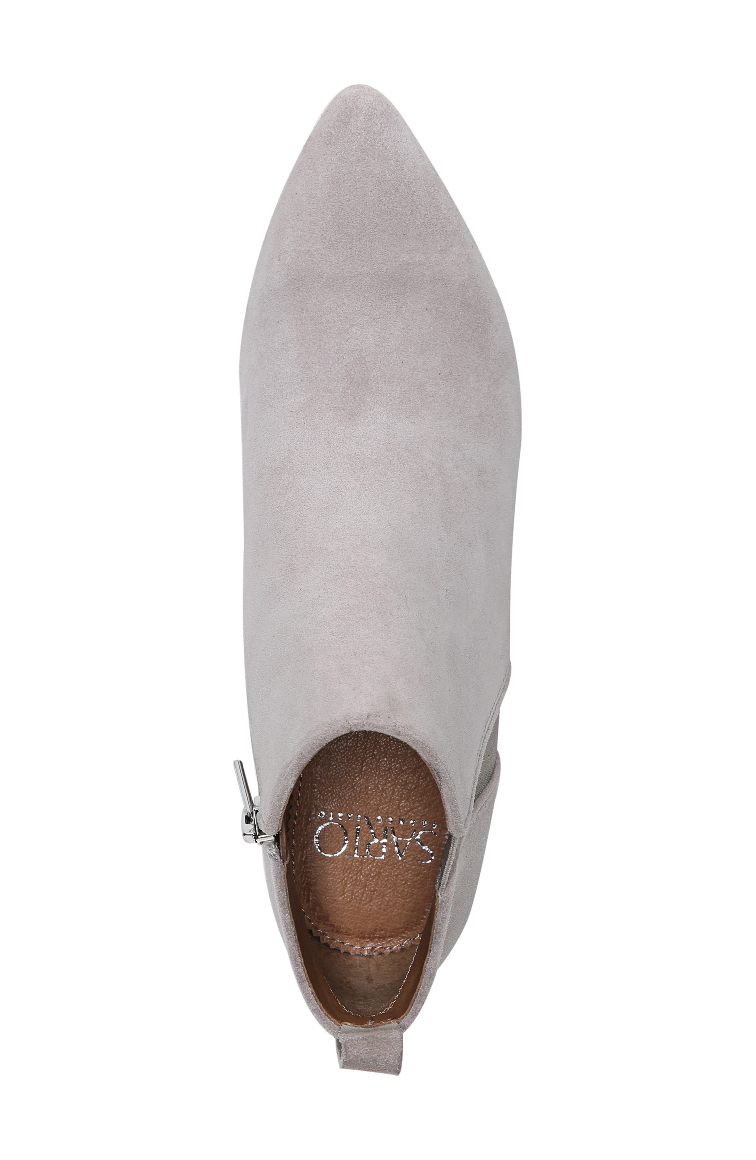 Jollie Bootie, Alternate, color, ZINC SUEDE