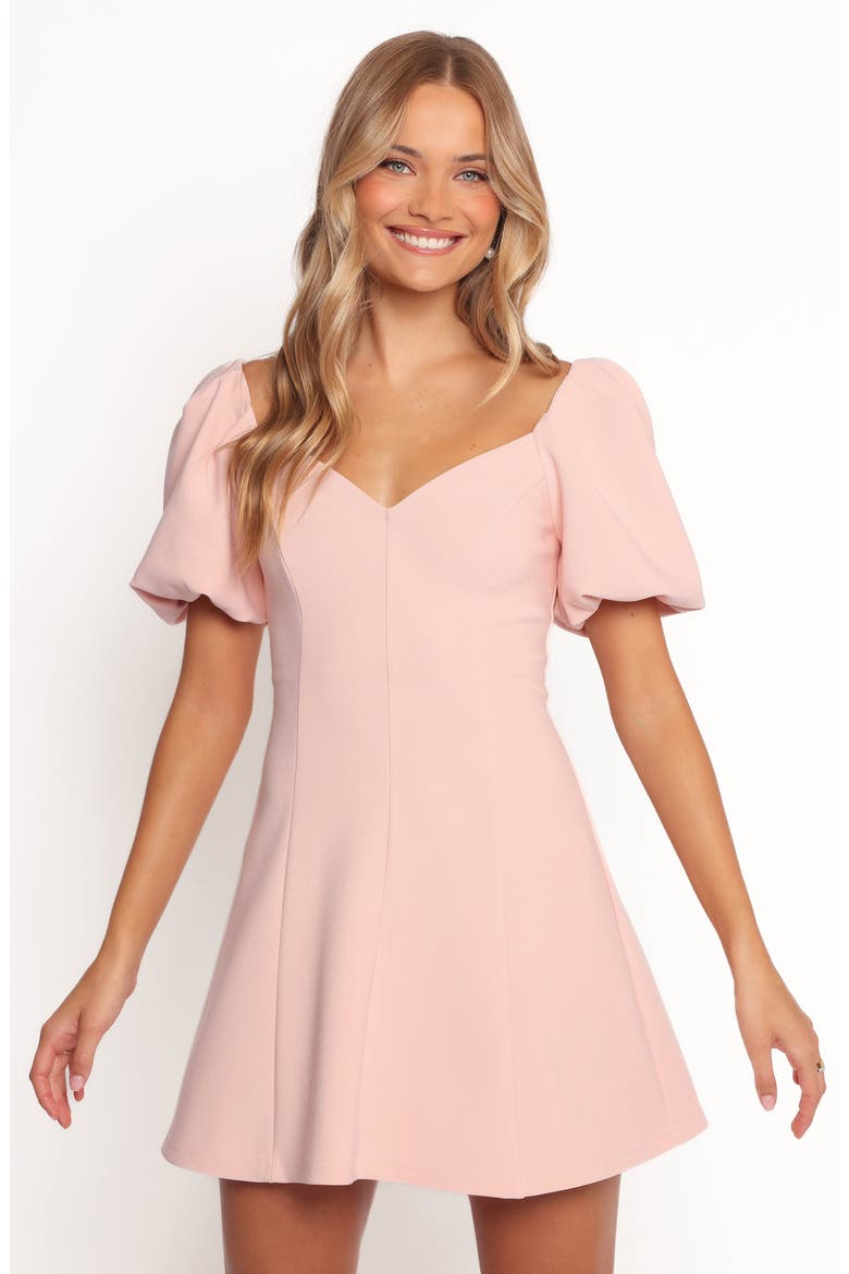 Fletcher Puff Sleeve Minidress, Alternate, color, PINK