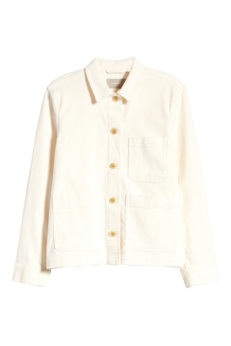 Corduroy Chore Jacket, Main, color, BONE