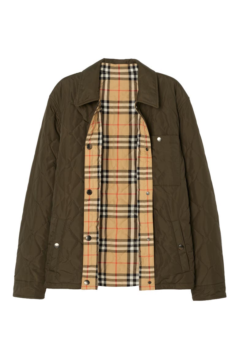 Brighton Reversible Quilted Jacket, Alternate, color, SHALE