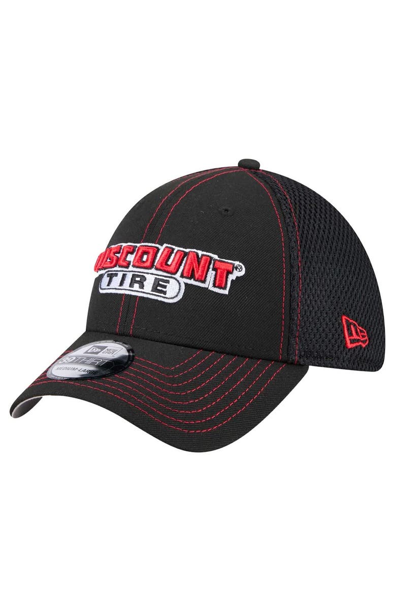 New Era Men's New Era  Black Austin Cindric Neo 39THIRTY Flex Hat, Main, color, Black