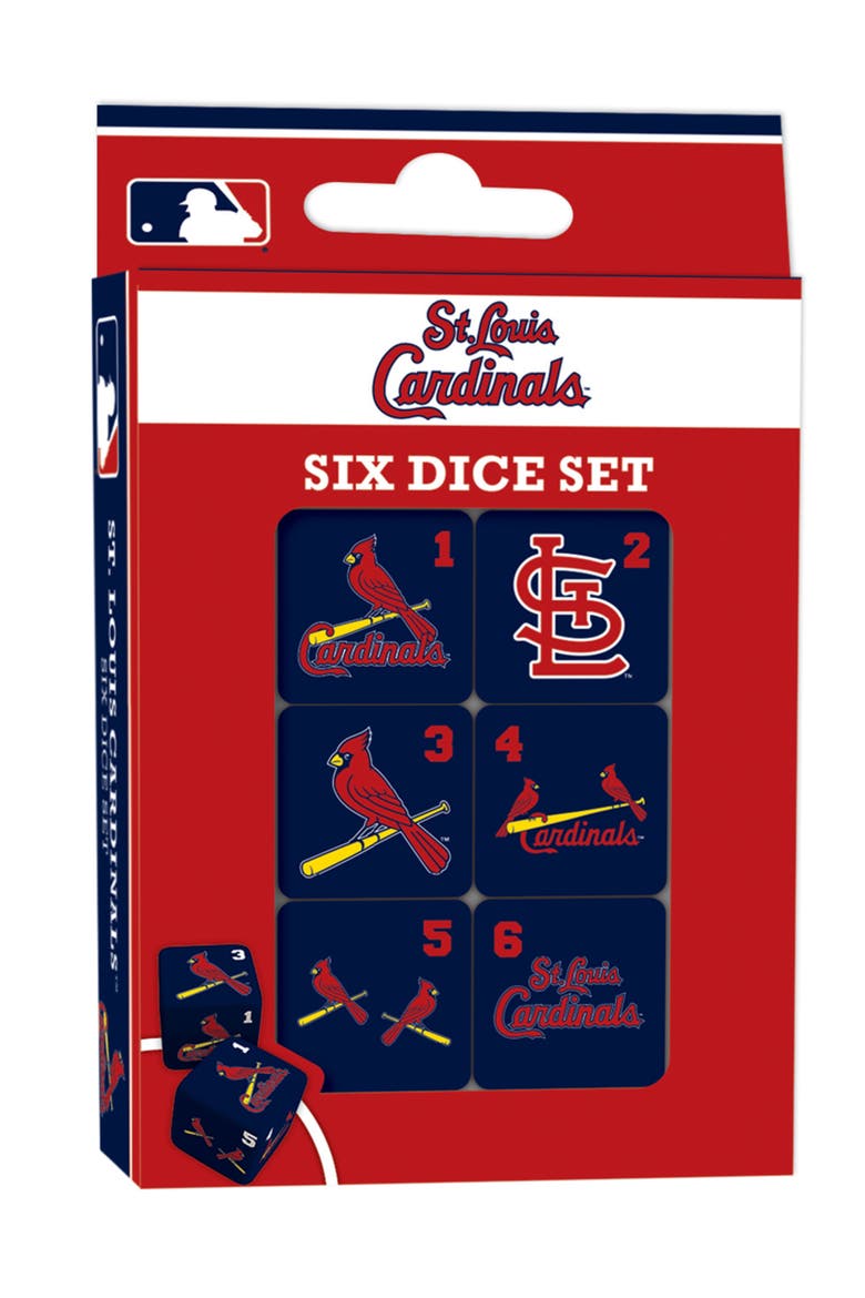 St. Louis Cardinals Dice Set - 19mm, Main, color, Multicolor