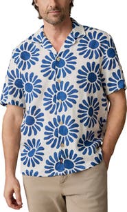 Faherty Linen Camp Shirt