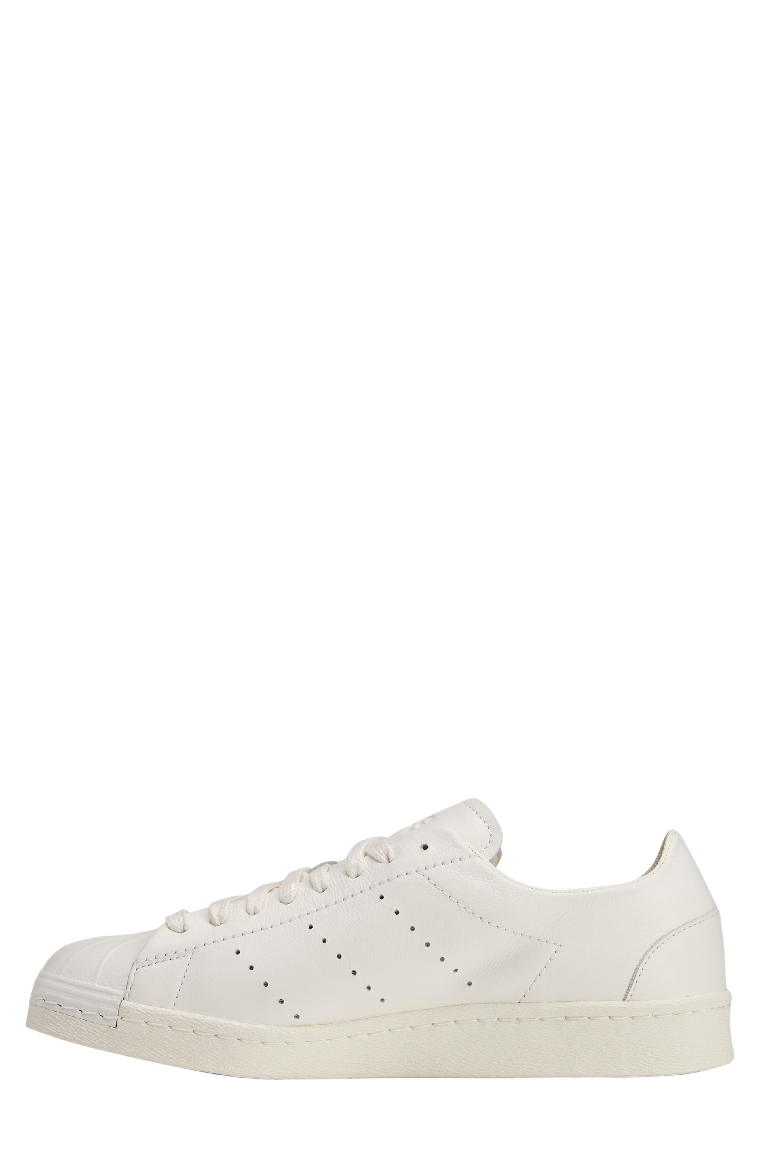 Y-3 Superstar Leather Sneaker, Alternate, color, OFF WHITE