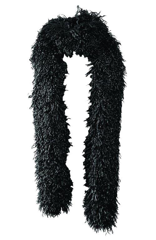 Anna Sui Faux Fur Scarf In Blue