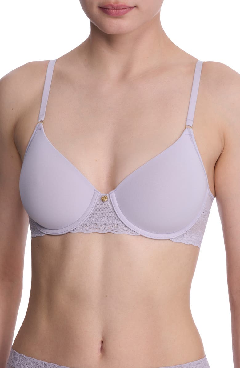 Natori Bliss Perfection Comfort T-Shirt Bra, Main, color, Grey Lilac