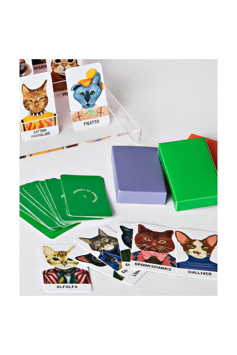 Guess the Feline, Quirky Cat Guessing Party Game, Alternate, color, Multicolored