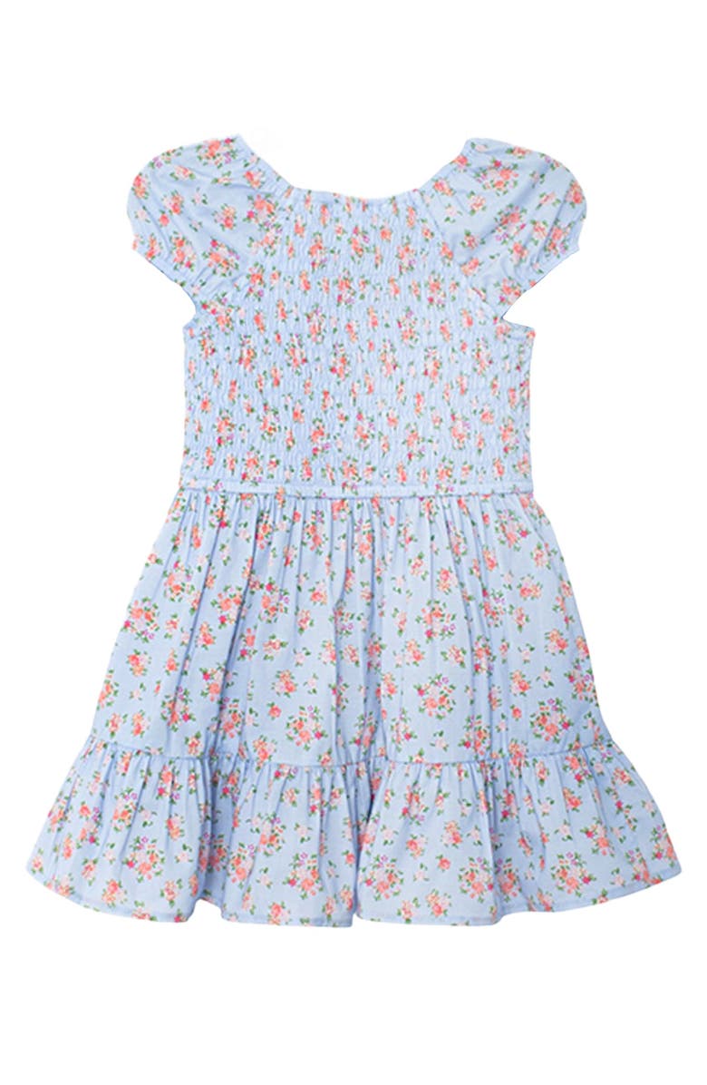 Mabel + Honey Delia Cap Sleeve Dress, Alternate, color, Blue