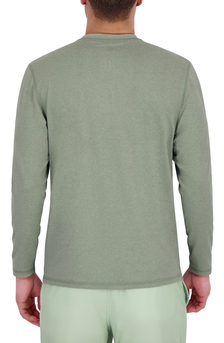 Spyder Long Sleeve Rashguard, Alternate, color, Sea Green