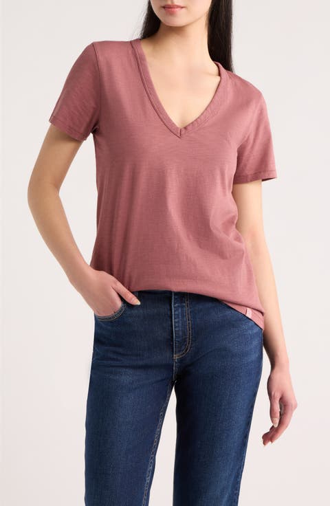 The Slub V-Neck T-Shirt