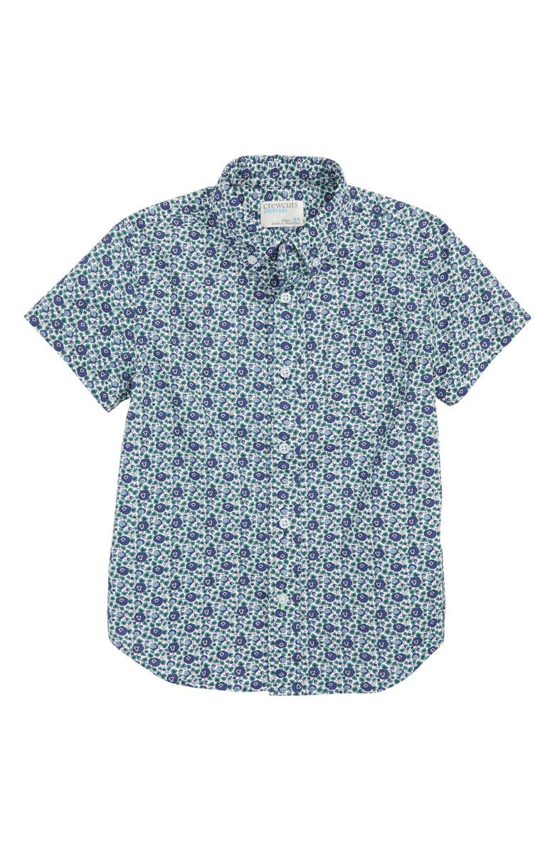 crewcuts by J.Crew Short Sleeve Shirt, Main, color, 